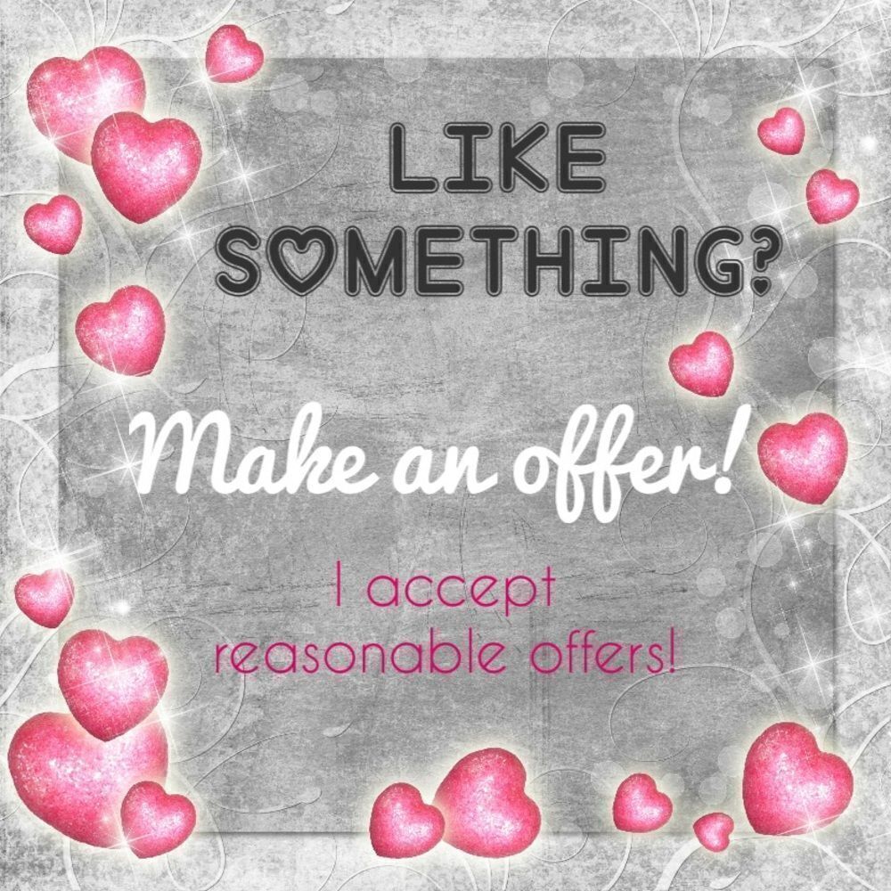 Reasonable offers accepted! 
